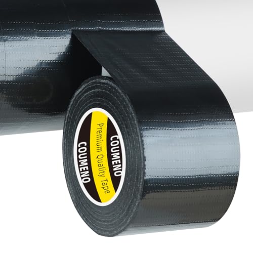 Image of Strong Adhesive Cloth Weather Stripping Tape 2in x 66FT Black - Weather Sealing Strip for Sliding Windows /Doors, Draft Blocker & Insulation, Soundproof Dustproof Waterproof Windproof