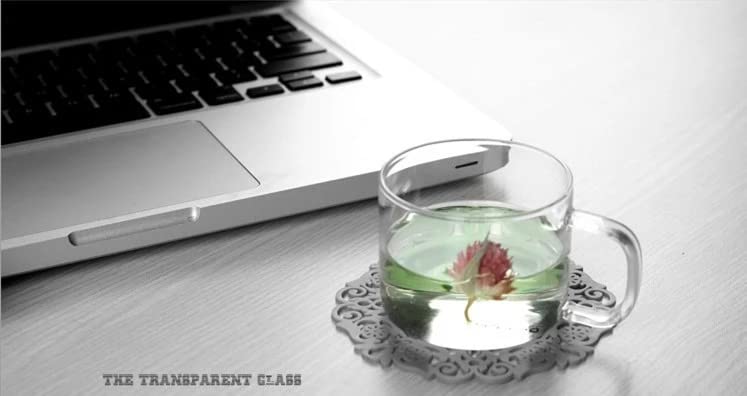 MZP Italian Premium Tea up Glass Tea up Set of 6 Transparent Cup Set for Home and Office Cup Set for Tea Coffee Green Tea 150 ml Glass Cup Set 1
