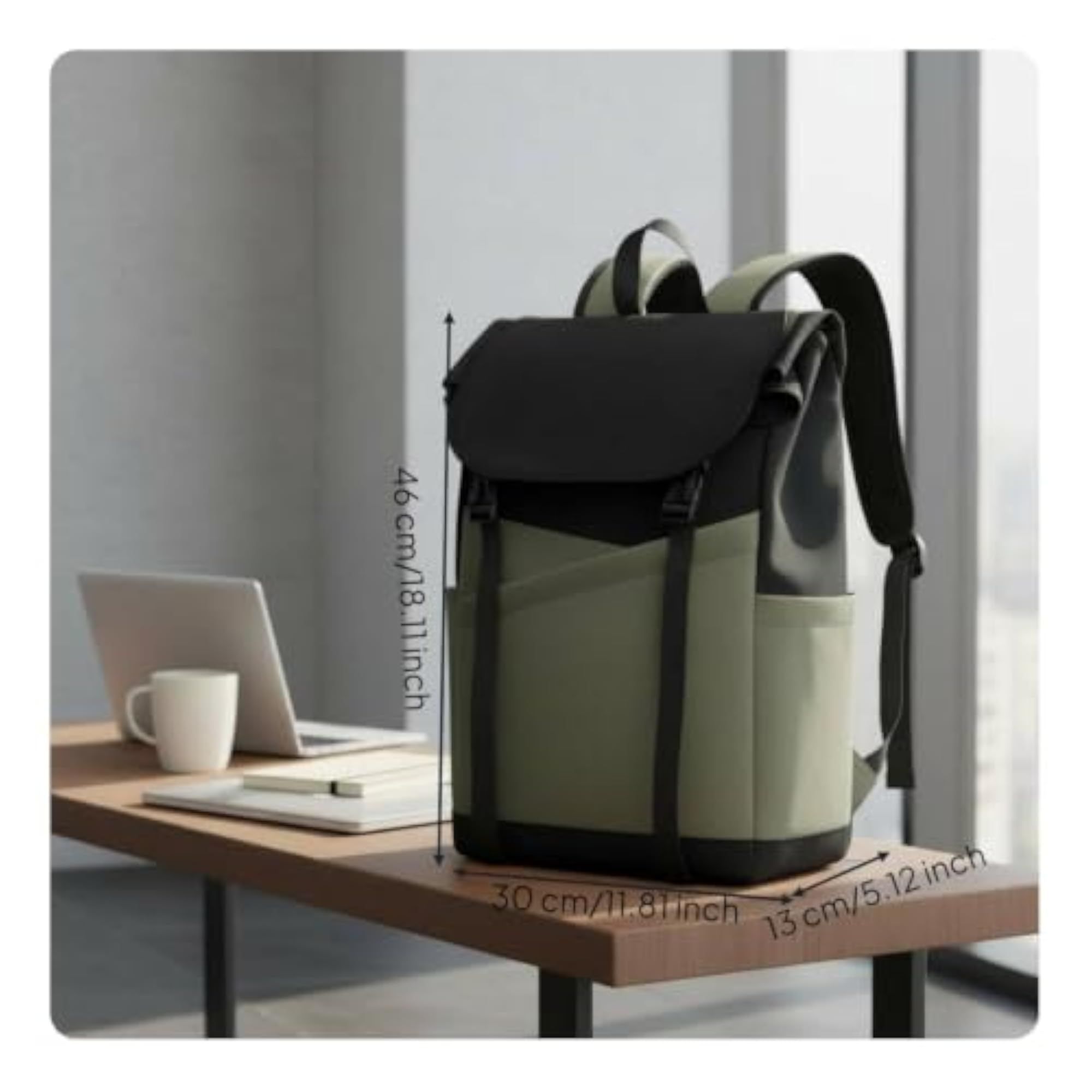 Men's Multifunctional Computer Backpack, Fashionable Bookbag
