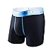 Saxx Mens Fiesta Lifestyle Boxers Underwear Large Black Marble