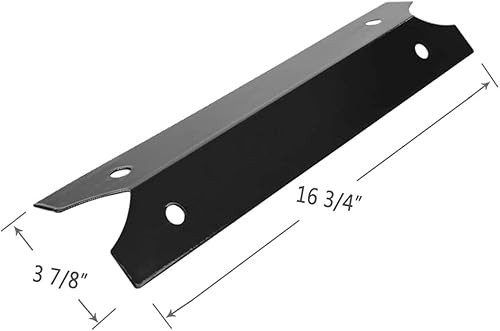 Miniatura 2 de P9731A (paquete de 5) Placa de calor de acero porcelánico de 16 34 pulgadas para modelos seleccionados de parrilla de gas Brinkmann, Charmglow