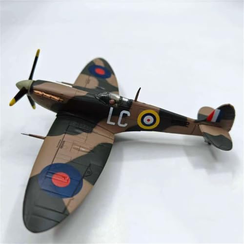 Spitfire escala 1:72 modelo de exhibición de aleación para vitrinas 2