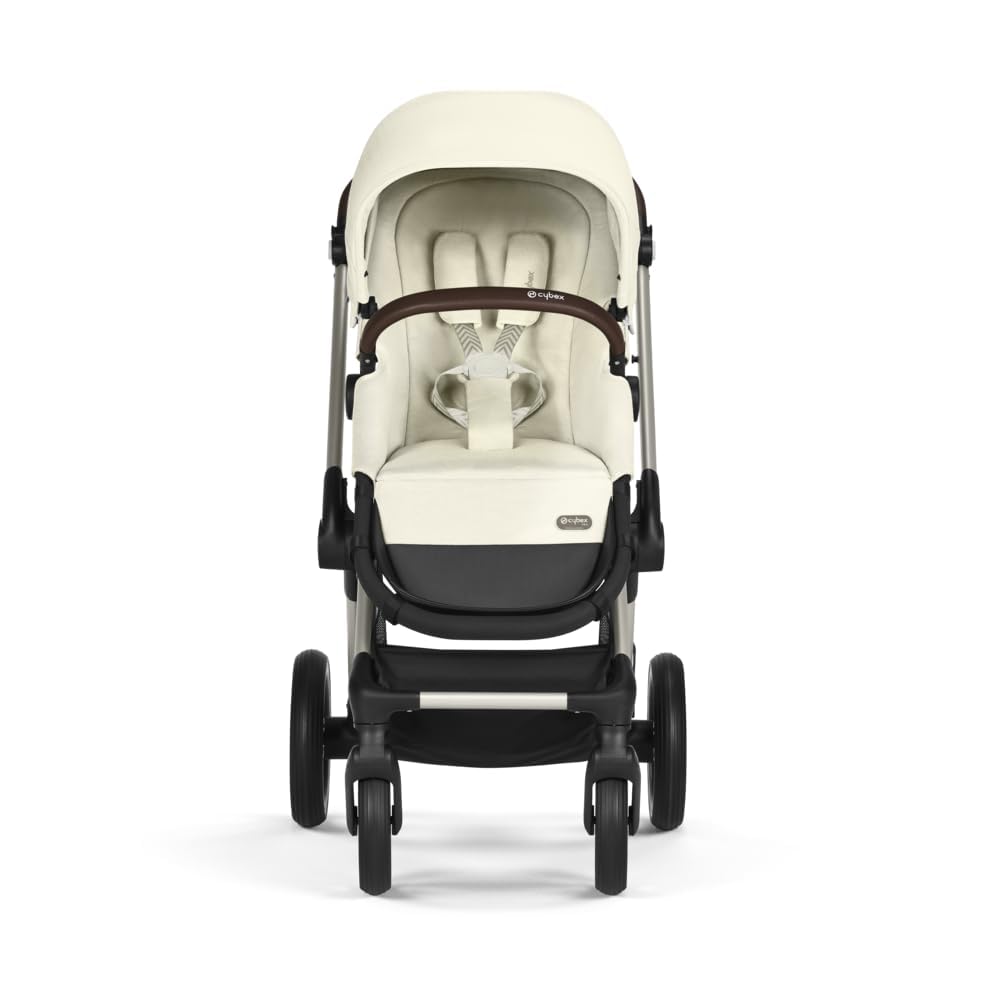 CYBEX Gold Kinderwagen EOS Lux 2-in-1 Reisesystem, ab Geburt bis 22 kg, Seashell Beige