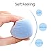 BAIMEI 4Pcs Microfiber Velvet Beauty Sponge, Fuzzy Beauty Sponge Blender Set, Latex-Free Makeup Sponge for Liquid Foundation, Cream and Powder