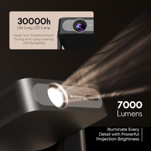Zebronics Pixaplay 78 1080p Projector Black_78 - Image 4