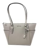 Michael Kors Charlotte Large Top Zip Tote Pearl Grey