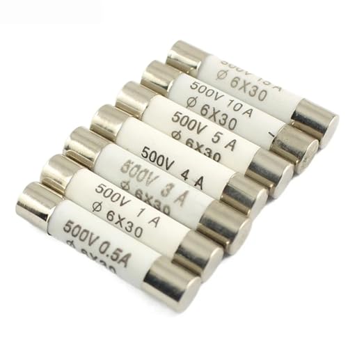 Fusible céramique 6x30mm à action rapide contre les surcharges et courts-circuits