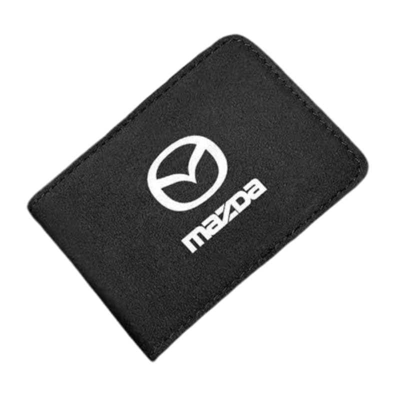 Leather Driver's License Holder for Mazda MX-5/Miata 2004 2005 2006 2007 2008 2009 2010, Slim, Window Protection, Car Accessories, Car Card Holder Wallet, Credit Card Holder,Black