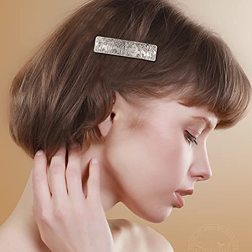 Kkjoy Hair Barrettes Large Hand Crafted Hair Clips Retro Vintage Metal French Hairpins Viking Celtic Knot Hair Accessory Hair Barrettes For Women Girls Jewelry Accessory #TOP1