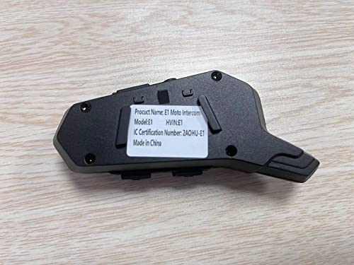 G G-Wei Motorcycle Bluetooth Helmet Headset E1,2 Riders Motorbike Intercom Headset With Cvc Noise Cancellation Stereo Music Ipx6 Waterproof For Modular And 3/4 Open Face Helmet #TOP6