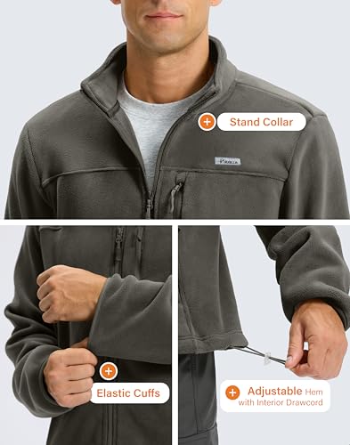 Pudolla Men's Full-Zip Polar Fleece Jacket - 24.49 w/ Code + 30% Off Code EFROQ7R0 - image 6