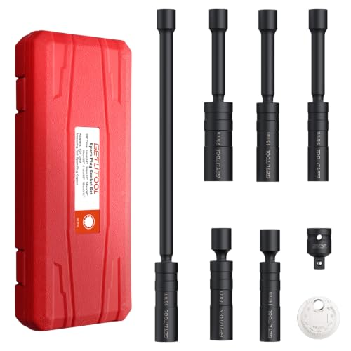 GETLITOOL 6PCS Clés Bougies Métriques avec Jauge d'Écartement,14/16/21/mm