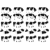Toyvian Dairy Cow Kids Toys Plants Decor 20 PCS Mini Cattle Plastic Cow Figurines Farm Animal Figurines Collectibles Farmyard Animal Figures Mini Cow Figurines Plastic Cow Kids Toys Plants Decor