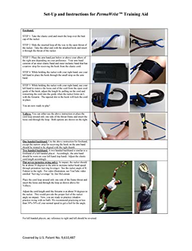Tennis Swing Wrist Training Aid for Forehands, Backhands, Volleys and Serves - PermaWrist - Image 8
