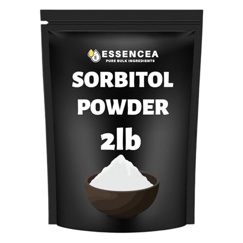 Sorbitol Powder 2lb by Essencea Pure Bulk Ingredients | Sugar-Free Sweetener | Sugar Substitute Low Calorie Sweetener | Gluten Free (32 Ounces) [Packing may vary]