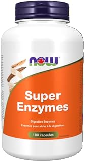 NOW Super Enzyme Capsules, 180 Count