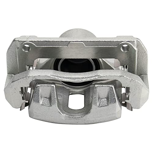 Image of TRQ Front Brake Caliper Set Zinc Coated Brackets Hardware Compatible with 2001-2003 Acura CL 1999-2004 RL 1999-2008 TL 2004-2014 TSX 2003-2012 Honda Accord