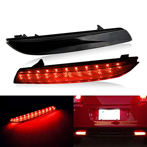 2 Peças Led Cauda Traseira Para-choque Refletor Luz Lâmpada Stop Nevoeiro Luz De Freio Para Honda Ja