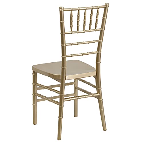 Flash Furniture Hercules Premium Series Chiavari Chair for Formal Events and Banquets, Commercial/Residential All-Occasion Event Chair, Gold - Image 6