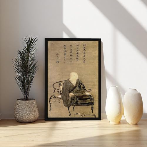 Impression zen sur toile pour bureau cadre inclus - 6
