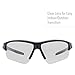 Howard Leight by Honeywell Uvex Acadia Shooting Glasses with Uvextreme Plus Anti-Fog Lens Coating, Clear Lens (R-02214)