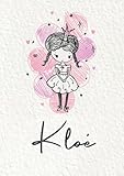  Kloé: Carnet de notes A5  Prénom personnalisé Kloé  Cadeau d\'anniversaire pour fille, femme, maman, copine, sœur ...  Petite princesse  120 pages lignée, Petit Format A5 (14.8 x 21 cm)