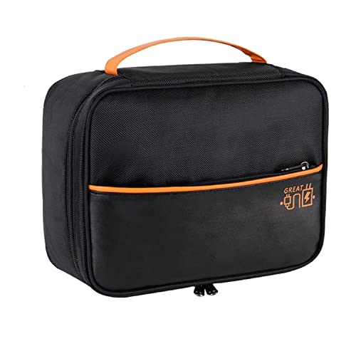 Sac électroniques Multifonctionnel ,Câbles Organisateur,Sac de Rangement pour câbles électriques imperméable,Rangement pour Câble, Disque Dûr, Manette, électronique Voyage étui Organisateur(Noir) Cover