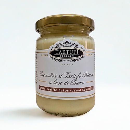 Burro al Tartufo Bianco | Condimento Gourmet al Tartufo Bianco Pregiato | Perfetto per Pasta, Risotti, Carne, Crostini | Naturale e Senza Conservanti | Made in Italy