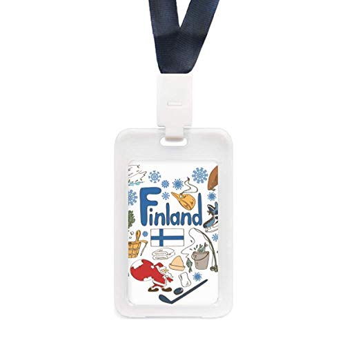 Porte-carte de crédit transparent Finlande Love Love souple