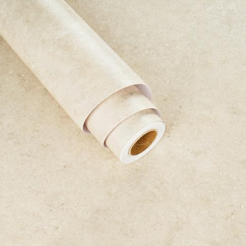 Matte Beige Granite Wallpaper Peel and Stick Countertops Marble C...