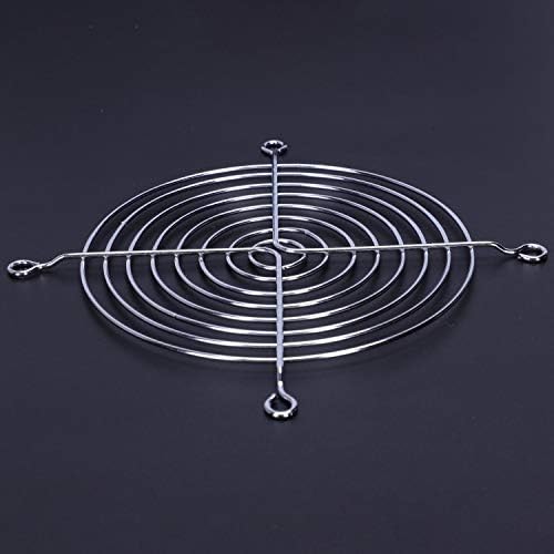 YIZAN PC Fan Grill Protector Metal Finger 120mm 12cm Silver Tone
