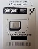 50 x Giffgaff Triple Sim Card £5 bonus gratuito credito bulk lotto lavoro