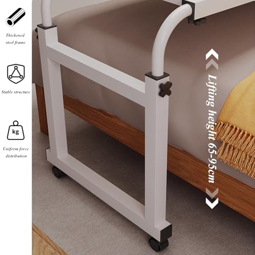 Table de lit pour ordinateur avec déflecteur anti-chute
