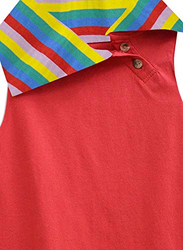 Image of A.T.U.N. (ALL THINGS UBER NICE) Solid A-Line Mini Dress | Sleeveless Casual Dress for Girls