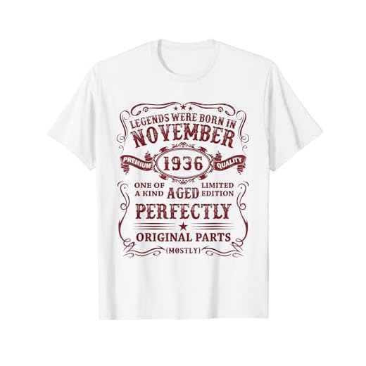 Clásico 1936 Vintage 1936 Las Leyendas Nacen Noviembre 1936 Camiseta