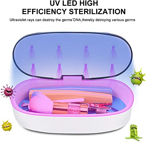 Stérilisateur Machine désinfectante professionnelle pour outils de manucure, Stérilisateur LED Box pour Téléphone Brosse à Dents Montre, Certification CE Stérilisation