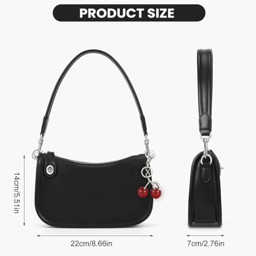 Image of Shoulder Bag Purses for Women - Small Handbags PU Leather Shoulder Purse Trendy Designer Underarm Bags
