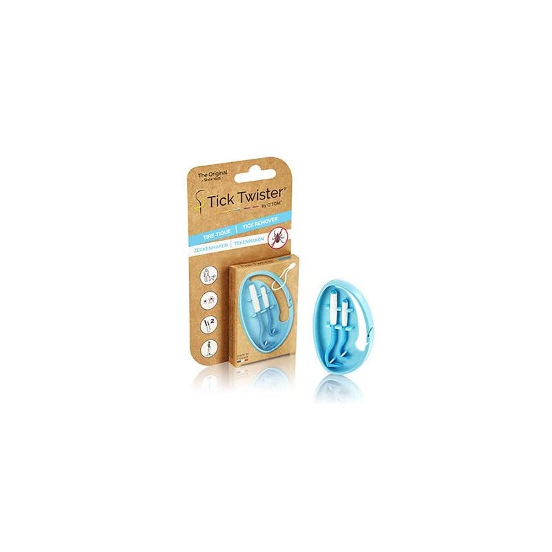 Tick Twister O`Tom clipbox crochet anti-tiques chiens en couleurs mélangées