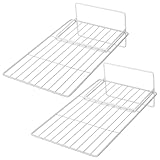 Genérico 2 Piezas Divisor para Congelador de Malla Metálica Separador Resistente de Hierro para Frigorífico Organizador Desmontable para Cocina Supermercado y Hogar