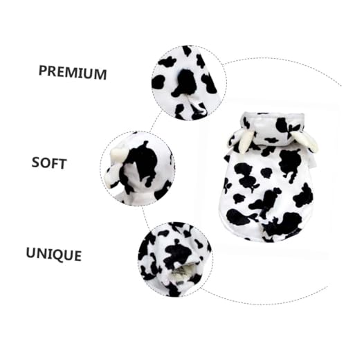 Disfraz de vaca para perro tamaño XS miniatura 6