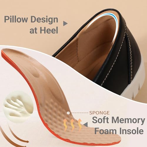 Image of QAE Loafers for Women Penny Loafers Slip On Sneakers Womens Shoes Dressy Casual Comfortable Ladies Summer Shoes