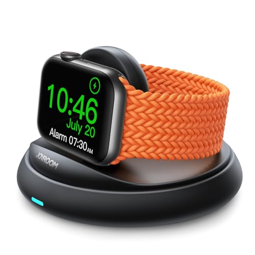JOYROOM �A�b�v���E�H�b�` �[�d�� �y�ƊE���I0-90°�ϊp�x�zapple watch�p �������� �A�b�v���E�H�b�` �X�^���h ���C�����X���C�}���[�d �i�C�g�X�^���h USB-C �P�[�u���t��Apple Watch Series Ultra2 Ul