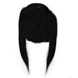 Clip in bang fringe color black - 100% human hair