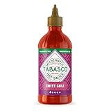 TABASCO Brand Sweet and Spicy Sauce, Mild Hot Sauce, Easy-to-Squeeze Bottle, Perfect Balance of Sweet & Heat, Versatile Flavor, Great on Fish Tacos, Salads, Asian Food & More, 11 Oz (Pack of 1)