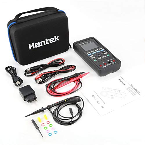 Preisvergleich Produktbild Hantek 2D72 Digitalmultimeter Handoszilloskop 3 in 1 Intelligente tragbare Multitester USB-Schnittstelle Bandbreite 70MHz (schwarz) JBP-X