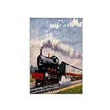 3D Rose Steam Train Towel, 15 x 22