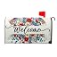 Welcome 4th of July Patriotic Flower