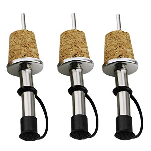 Buy Soledi Wooden Cork Red Wine Pourer Oil Champagne Beer Bottle Stopper Plug Tools