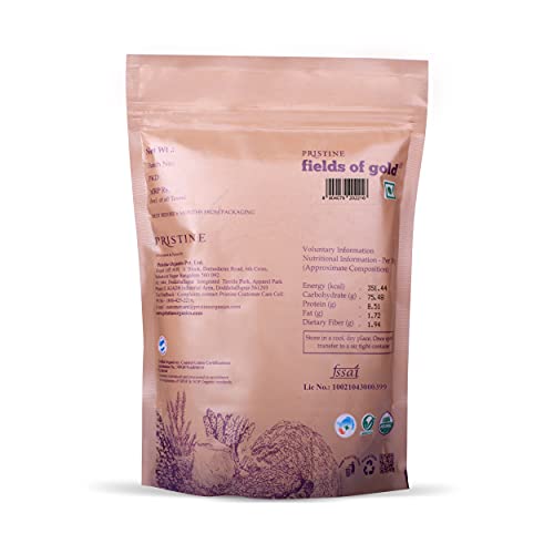 Image of PRISTINE Fields of Gold Organic Basmati Rice (Brown), 1kg Each - Pack of 2
