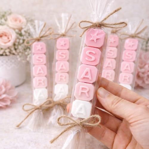 Jabones Personalizados con Nombre para Bautizo, Comunión, Baby Shower y Cumpleaños. Detalles para Invitados Hechos a Mano Jabones Personalizados con Nombre para Bautizo, Comunión, Baby Shower y Cumpleaños. Detalles para Invitados Hechos a Mano